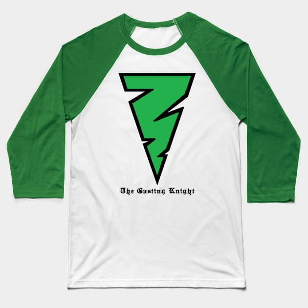 The Gusting Knight Baseball T-Shirt by SentaiRiderNate